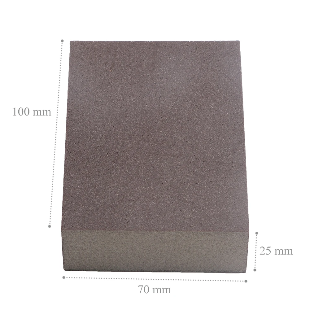 100mm x 70mm x 25mm Drywall Polishing Sanding Sponge Block Sandpaper Sander Tool 120 180 320 800 Grit