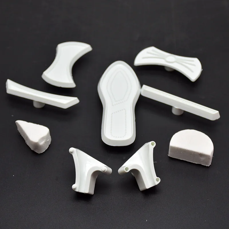 9Pcs/set Plastic Fondant Ladies High Heel Shoe Cutter Press Mold Cake For Cake Decoration Tools Embossing Dies E512