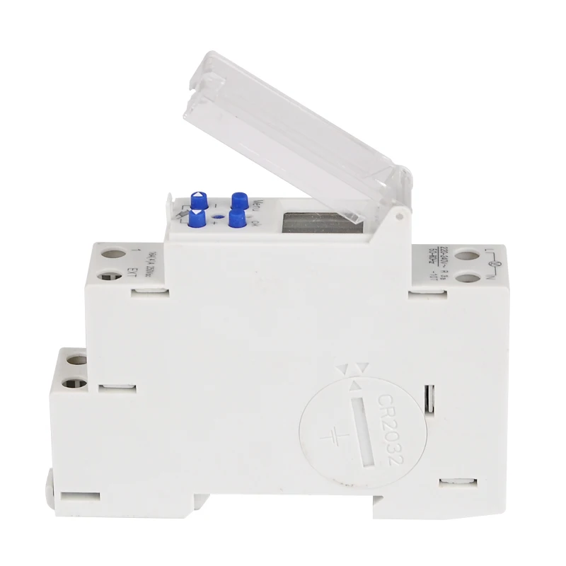 230V 220V 18mm Width Weekly Programmable Digital Timer Switch Time Relay Control DIN Rail Mount