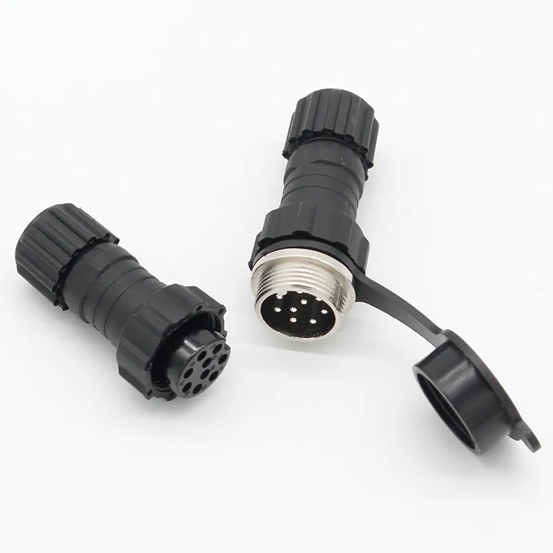 1PCS GX16 Even Joint waterproof aviation plug 2/3/4/5/6/7/8/9/10 pin sensor encoder connector welded connector socket