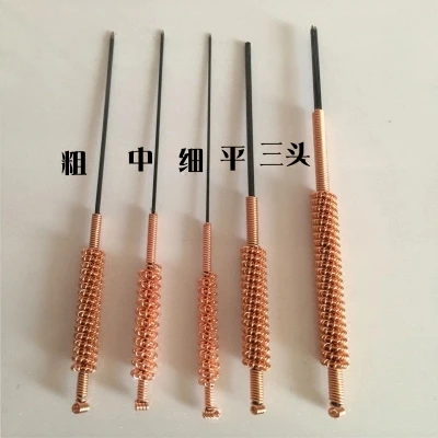 5pcs set fire Acupuncture needles Crude /Medium/slim/flat head/three head free shipping