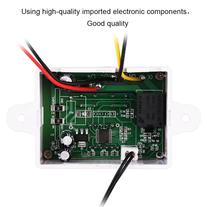 10A 12V 24V 220V AC Digital LED regolatore di temperatura XH-W3001 per incubatore raffreddamento interruttore di riscaldamento termostato sensore NTC