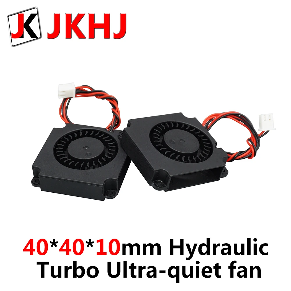 3d Printer Fan 24V Turbine Fan DC 12V Cooling Radial Turbo Fan Hydraulic Bearing Blower 40*10mm  for CR-10 Ender 3 Accessories