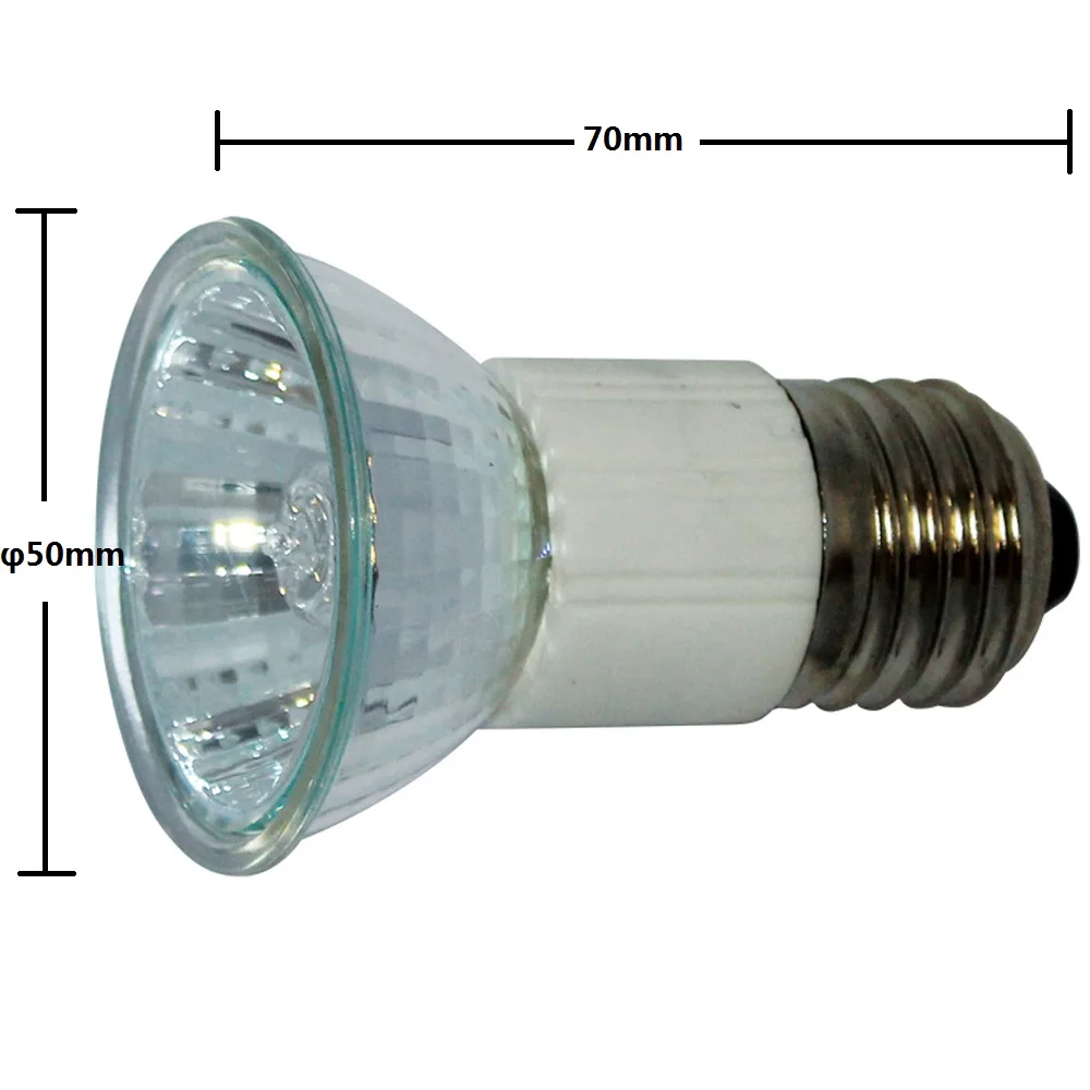 HoneyFly 3 JDR Bóng Đèn E27 2700-3000K 50W 220V Hình Dạng Cắt Đèn Halogen Tại Chỗ ánh Sáng Trắng Ấm Thủy Tinh Trong Nhà Nhà