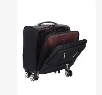 18 Inch Luggage Suitcase Oxford Cabin Boarding Spinner suitcase Men Travel Rolling luggage bag On Wheels Travel Wheeled Suitcase