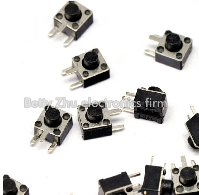 1000PCS/LOT 4.5 * 4.5 * 4.3MM touch switch 3 pin / lateral side of the tripod legs