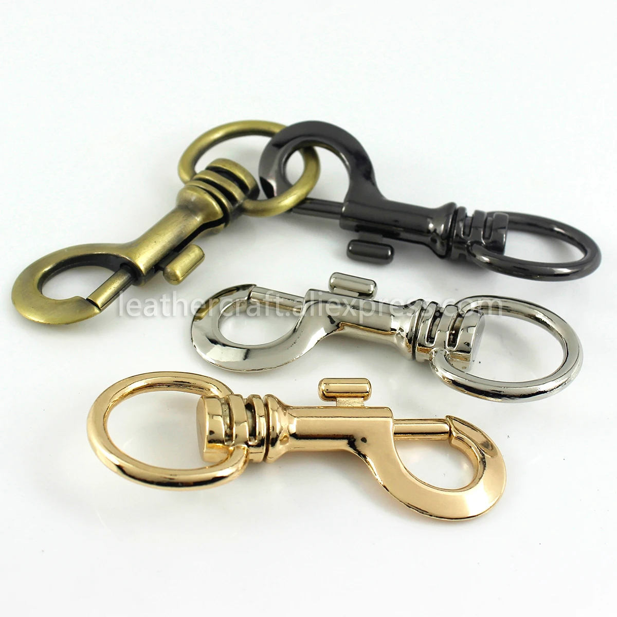 1 Pcs Metal Snap Hook Trigger Clips Lobster Claps for Leather Craft Bag Purse Strap Belt Keychain Webbing Connecting Large Size