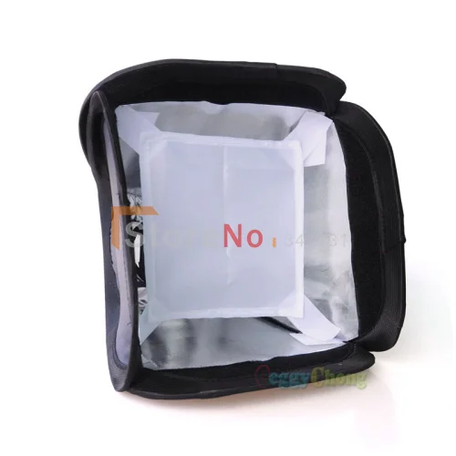 Máy ảnh Flash Diffuser 23 cm Mini Xách Tay 9 inch Softbox Diffuser cho Flash/Speedlite/Speedlight 23x23 cm