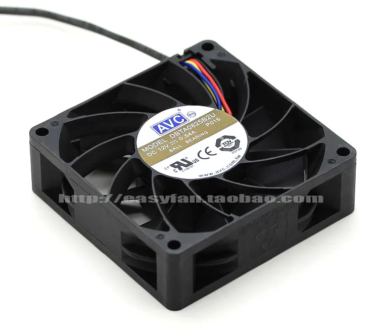 NEW AVC DBTA0825B2U 8025 8CM 12V 0.54A high air volume cooling fan