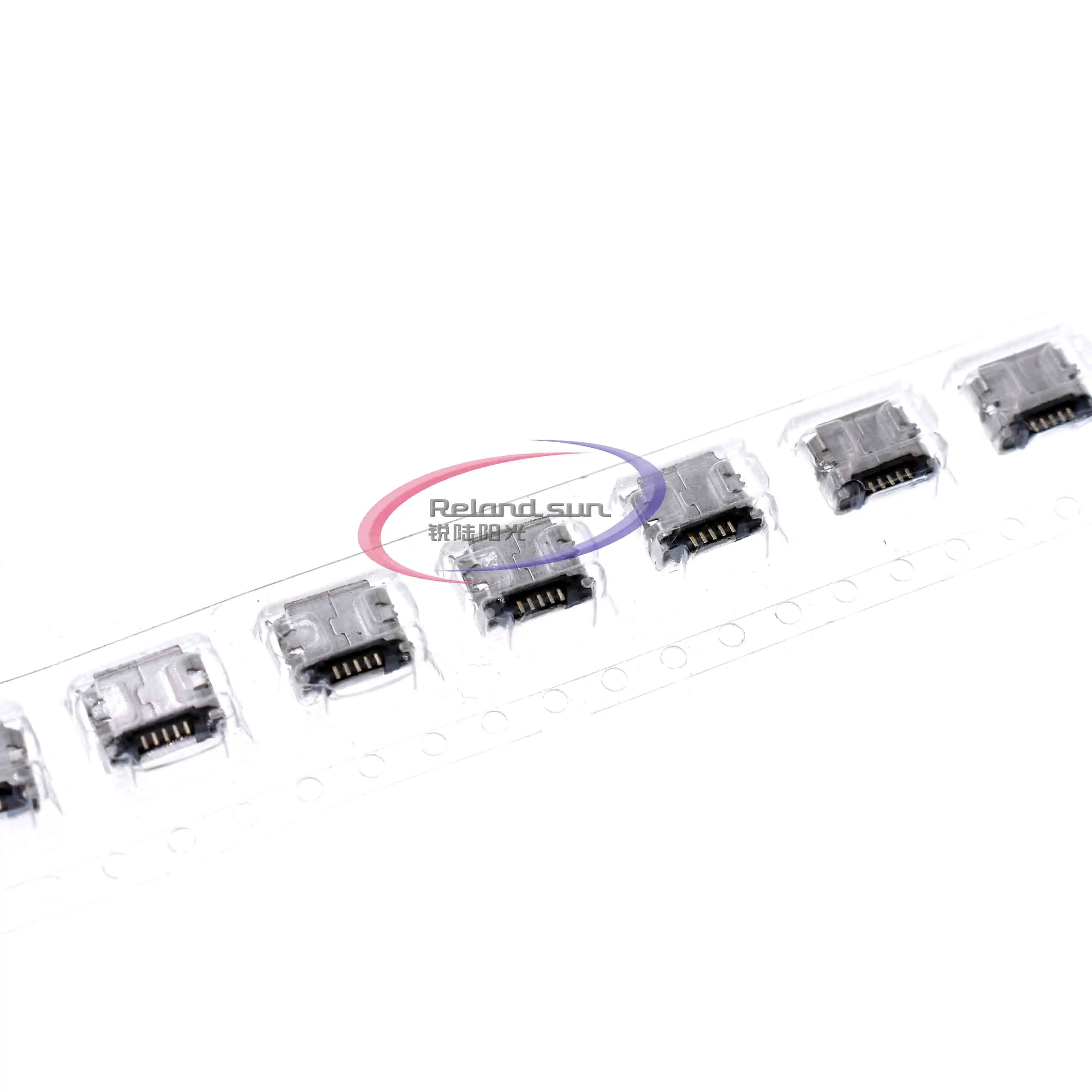 10Pcs Micro USB Type B Female 5Pin SMT Socket Jack Connectors Port PCB Board