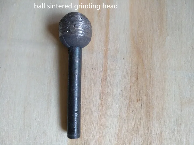 

6mm shank Ball diamond sintered carving and grinding head for stone carving and grinding