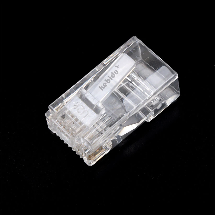 20PCS RJ45 RJ-45 CAT5 CAT5E Modular Cable Head Plug Ethernet Gold Plated Network Connector