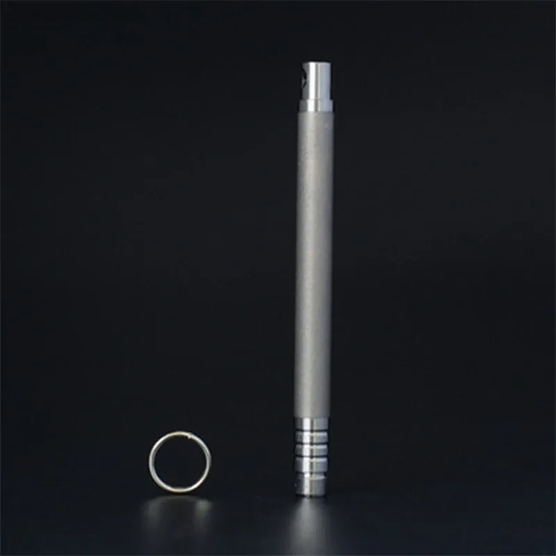 1PC EDC Titanium Alloy Toothpick Holder Portable Dental Tool Outdoor Camping Equipment Personal Hygiene Accessory
