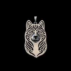 Jewelry Alloy Pet Dog Pendants Women Metal Akita Dog Pendants