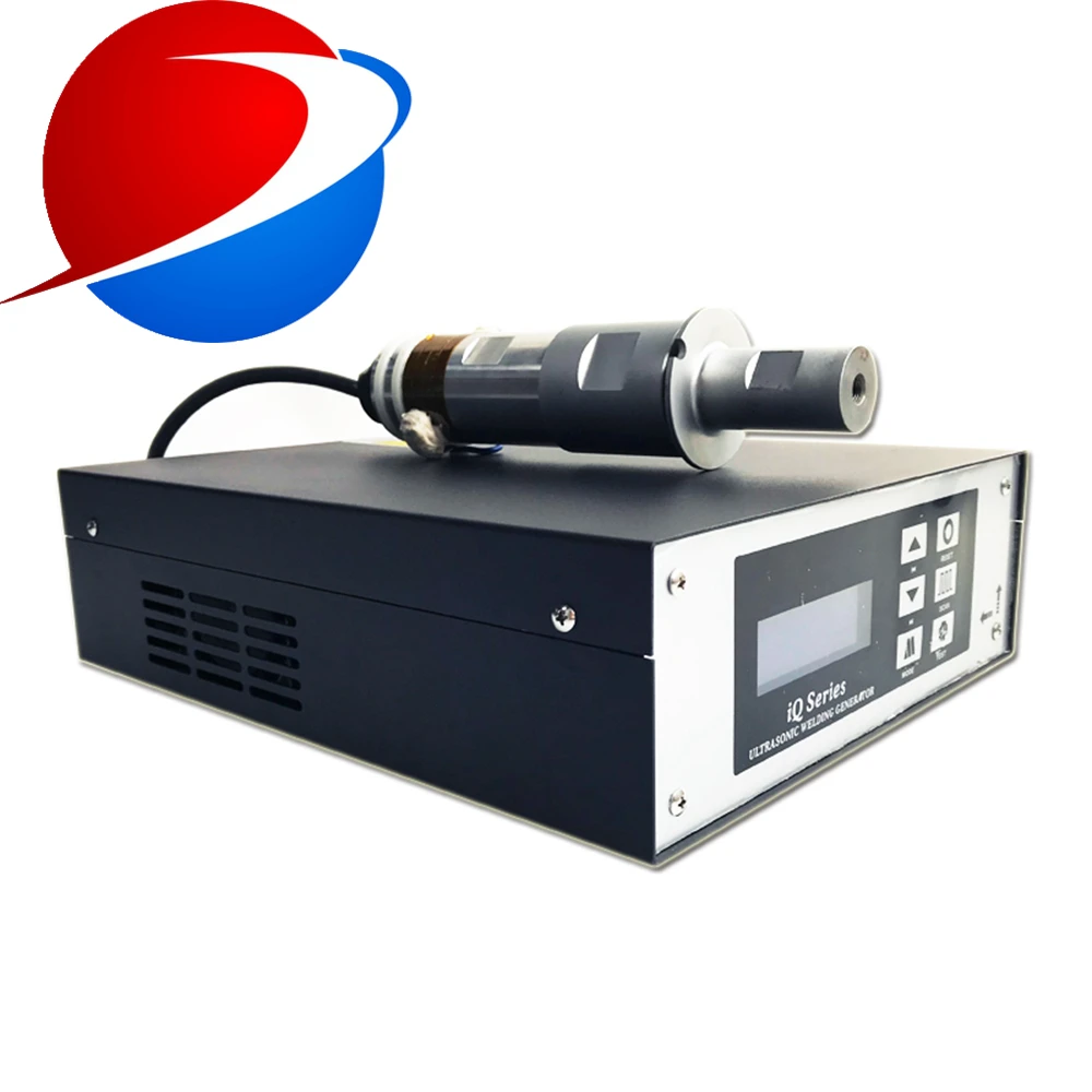 1500 W/20 kHz อัลตราโซนิกเครื่องเชื่อมพลาสติกเครื่องกำเนิดไฟฟ้าสำหรับทอกระเป๋า PVC วัสดุ Ultrasonic Generator