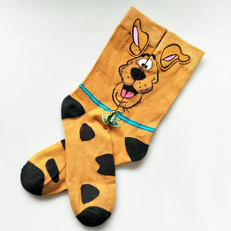 YSMILE Y New Arrive Men Fashion Cartoon Dog Sock Cotton Hand Made Ears Personality Crew Male Casual Daily Socks