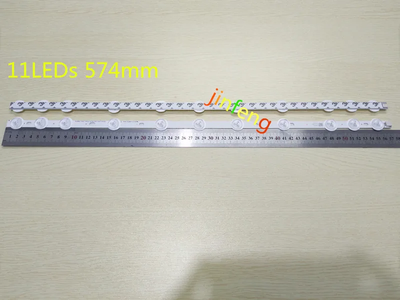 

11 ламп светодиодный мм Светодиодная лента для подсветки для JVC LT-32C740 LT32VH40B комплект полос для телевизора СВЕТОДИОДНЫЕ полосы Innotek 32 "NDV REV0.0 REV1.1