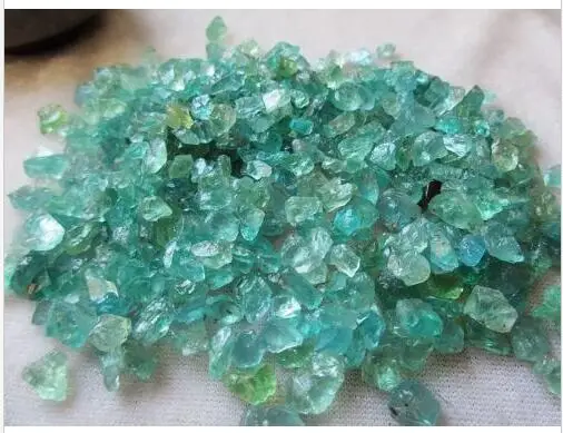 200ct TOURMALINE Undrilled Blue Genuine Natural Mini Gem Chips Rough SPECIMEN
