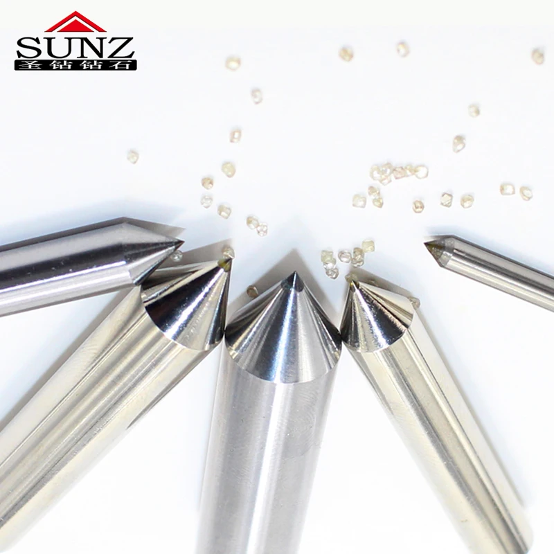 5PCS 3.175mm Dia 50mm Length 1/8 Grinding Wheel Diamond Dressing Pen Dresser Tool