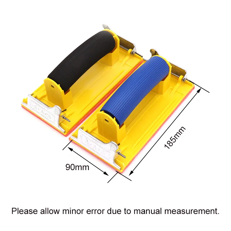 1pcs Sandpaper Holder Grinding Polished For Walls Woodworking Polishing Sand Frame Abrasive Tools Handheld Matte Paper Frame