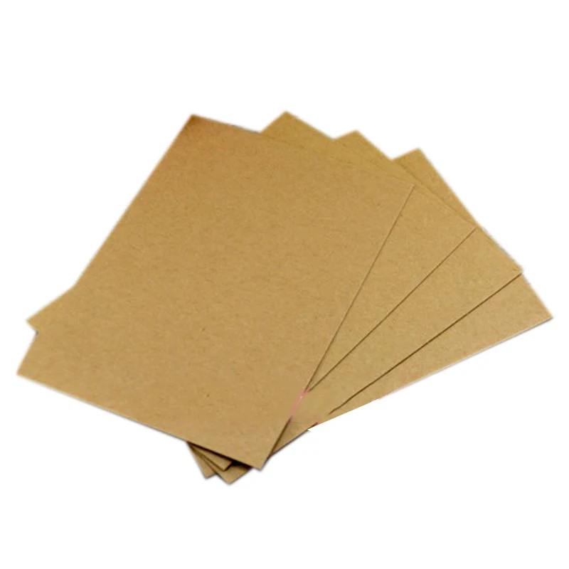 20PCS Blank Greeting Card Kraft Paper Postcard Vintage Blank Postcards DIY Hand Painted Graffiti Message Card  J2Y