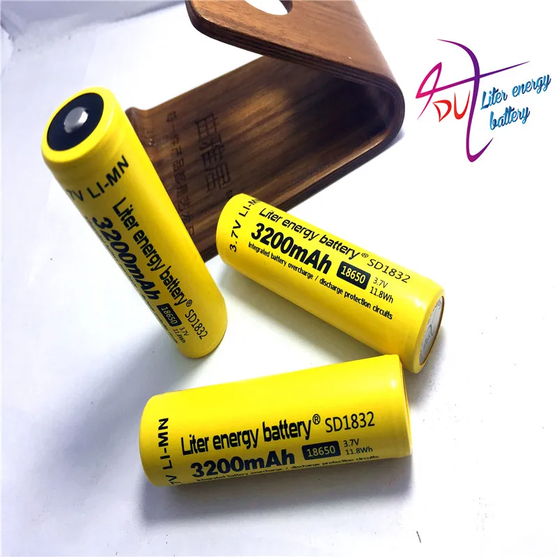 6 pcs/ Lot VariCore New original 18650 lithium-ion Rechargeable battery 3200 mAh 3.7 V NCR18650B batteries Free shipping