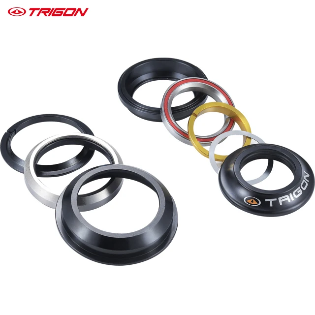 

TRIGON MTB M2 moutain bike bicycle taper steerer threadless headset 1 1/8" -1.5" taper bearing headset bicycle headset