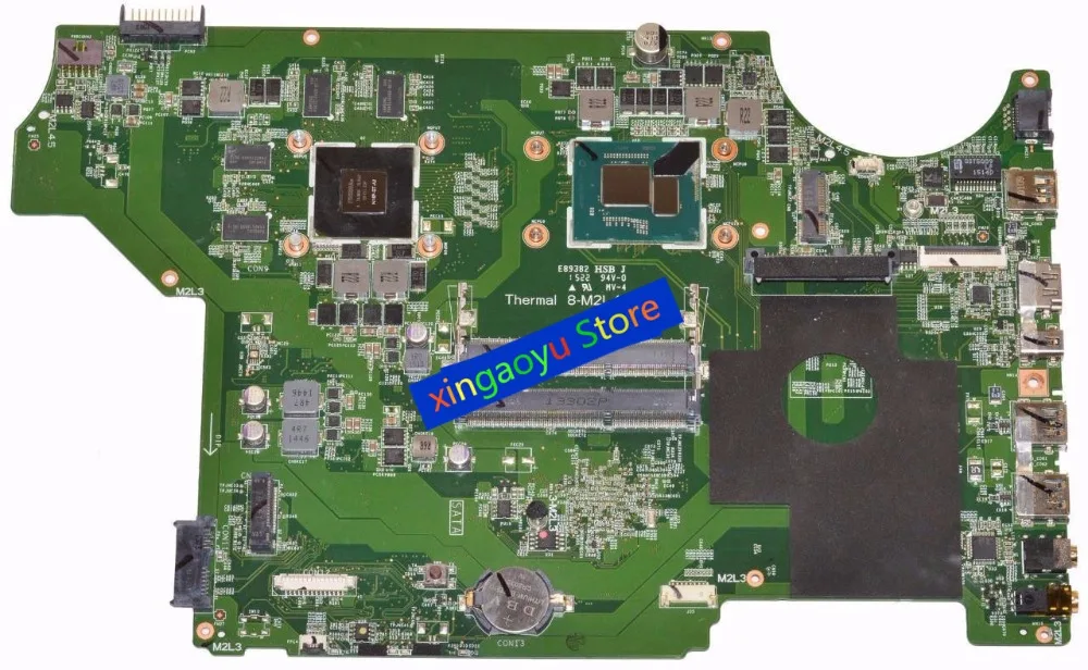 For MSI GE62 GE72 MS-17931 MS-1793 Laptop MOTHERBOARD MS-16J31 MS-16J3 SR2BP I7-5700HQ REV 1.0 100% Test OK