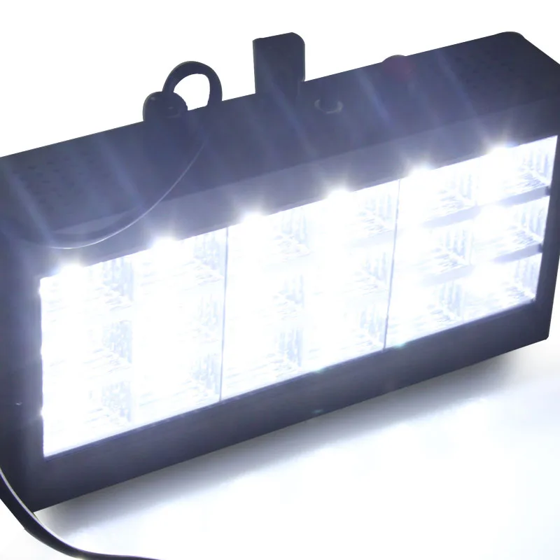 Sound music control 18W RGB Led stage Effect lighting DJ party show strobe Disco light 220V AC 110V Laser Projector Club Bar