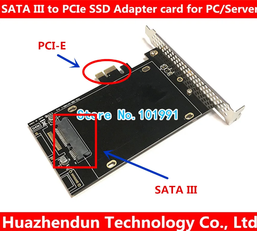 

High Speed DEBROGLIE DB-2016 SATA III to PCIe SSD Adapter card for PC/Server Free shipping