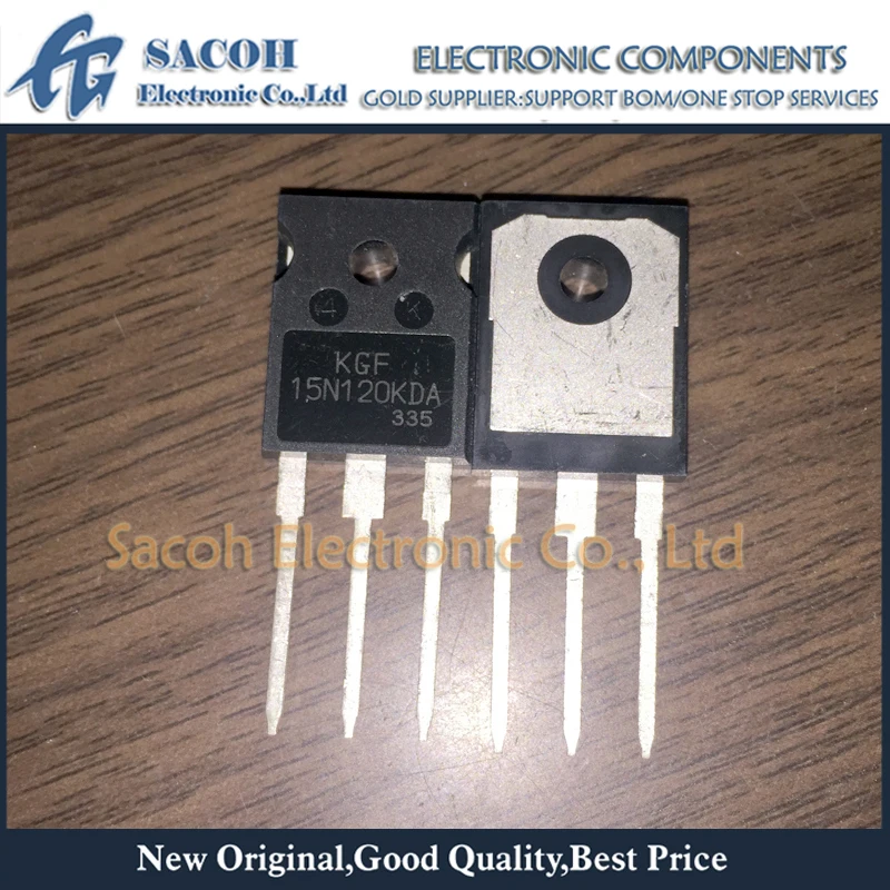 Baru Asli 10 Buah Kgf15n120pian 15n120pian KGH15N120NDA KGT15N120NDA 15n120pian TO-247 15A 1200V Silicon N Channel Power IGBT