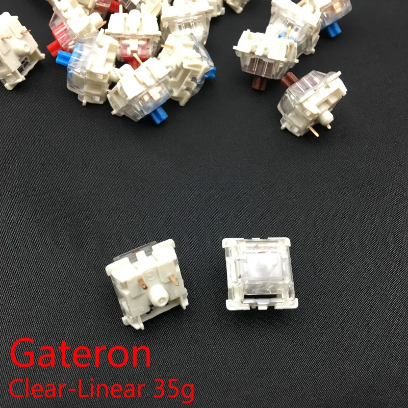 Gateron SMD Switches 3 Pin Hot Swap RGB Black Red Brown Blue Clear Green Yellow Switch for Mechanical Keyboard Fit GK61GK64 RK68