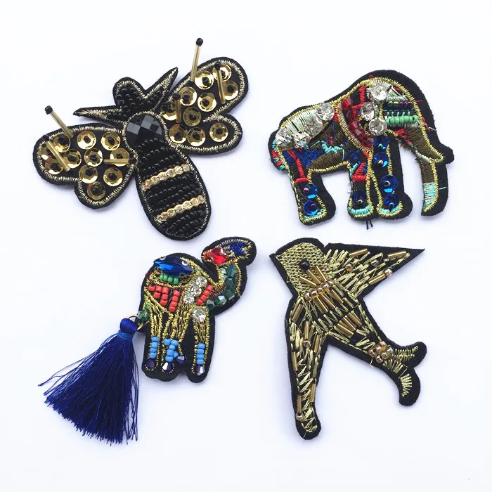 Diamond nail bead animal patch canary camel sequins fashion patch applique shoes decorative hand-made DIY accessories