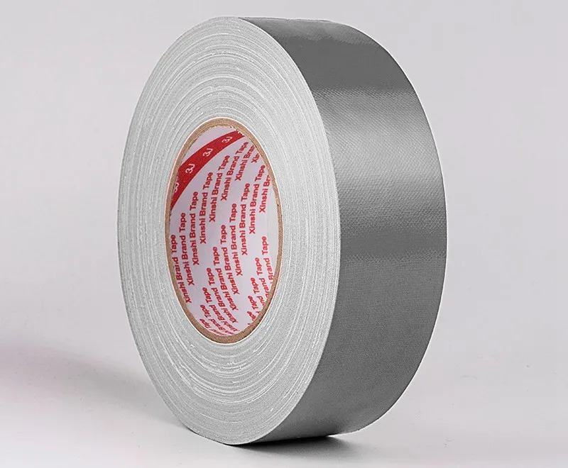 

1 Roll Width 60mm x50M ,thickness 0.28mm,12 Colors Cloth Tape,strong stickiness,Wide-range in application,Silver Grey Color