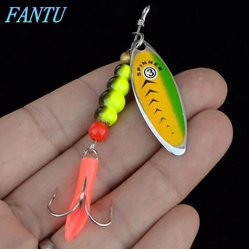 

FSNTU Fishing Spoon Lure 9g Metal Spoon Baits Bass Spoon Bait Fishing Lure Tackles