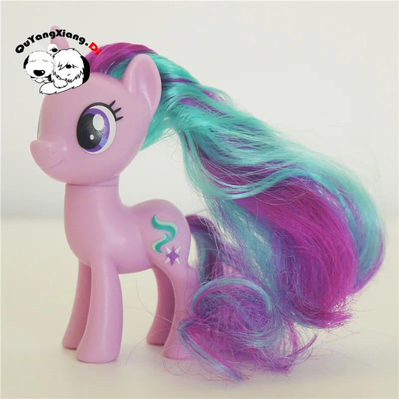 

P8-106 Action Figures 8cm Little Cute Horse Model Doll Long hair Starlight Glimmer Anime Toys for Children