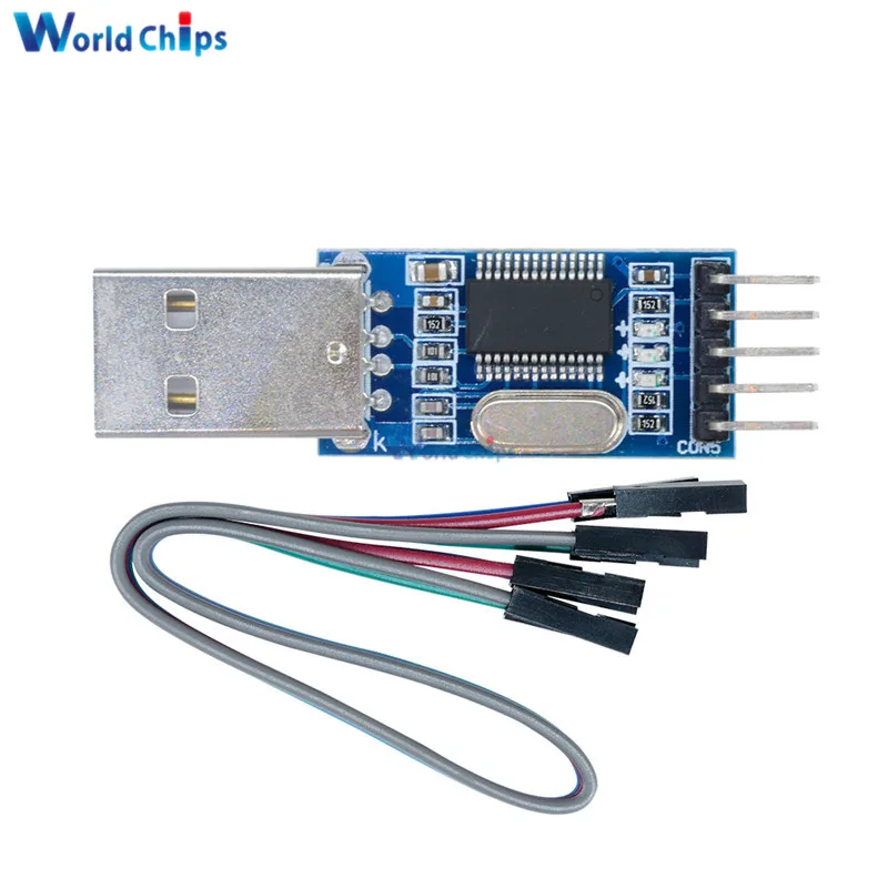 USB To RS232 TTL Converter Adapter PL2303 PL2303HXA Download Board Module With Flexible Cover 4Pins Cable