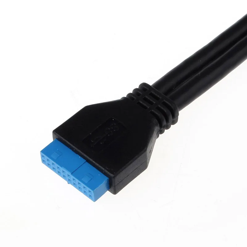 USB 3.0 Adroit 2포트 암-20핀 헤더 마더보드 케이블 확장 어댑터 XS7329 드롭 배송