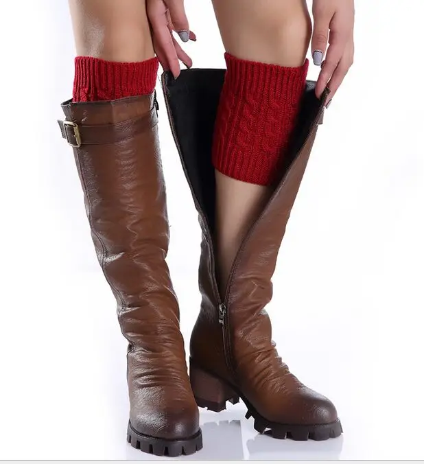 SALE solid twist leg warmers 24pair/lot #3933