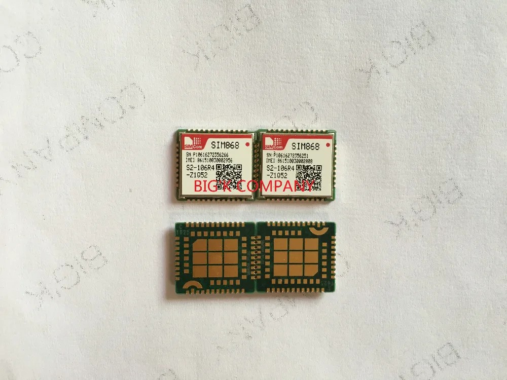 

JINYUSHI FOR 2pcs/lot SIM868 GPRS GPS 100% New&Original In stock Embedded quad-band module Instead SIM808 SIM908
