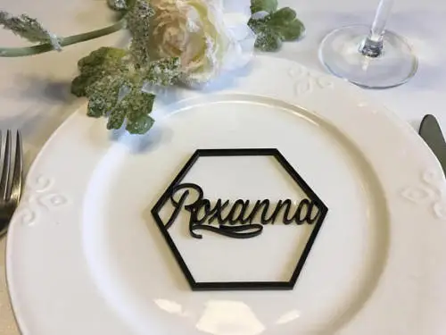 Personalised-geometric-wedding-place-cards-Acrylic-hexagon-laser-cut-names  Personalised-geometric-wedding-place-cards-Acrylic-