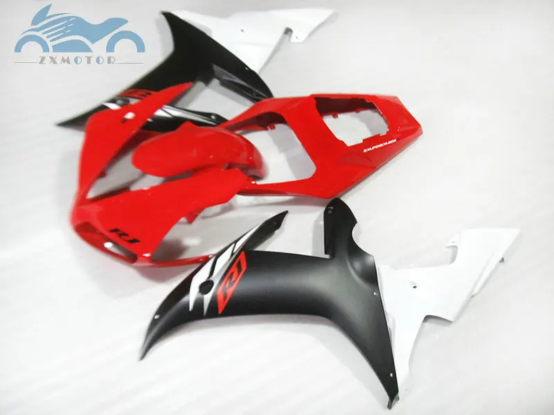 Customized motorcycle fairing Kits fit for YAMAHA 2002 2003 YZFR1 02 03 YZF R1 sports fairings black red white body parts RG07