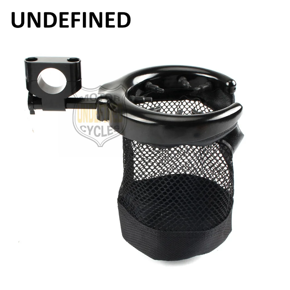 Motorcycle Cup Holder 25mm Handlebar Drink Holders Coffee Water Bottle Basket for Harley Touring Dyna Softail Bicycles Bobber