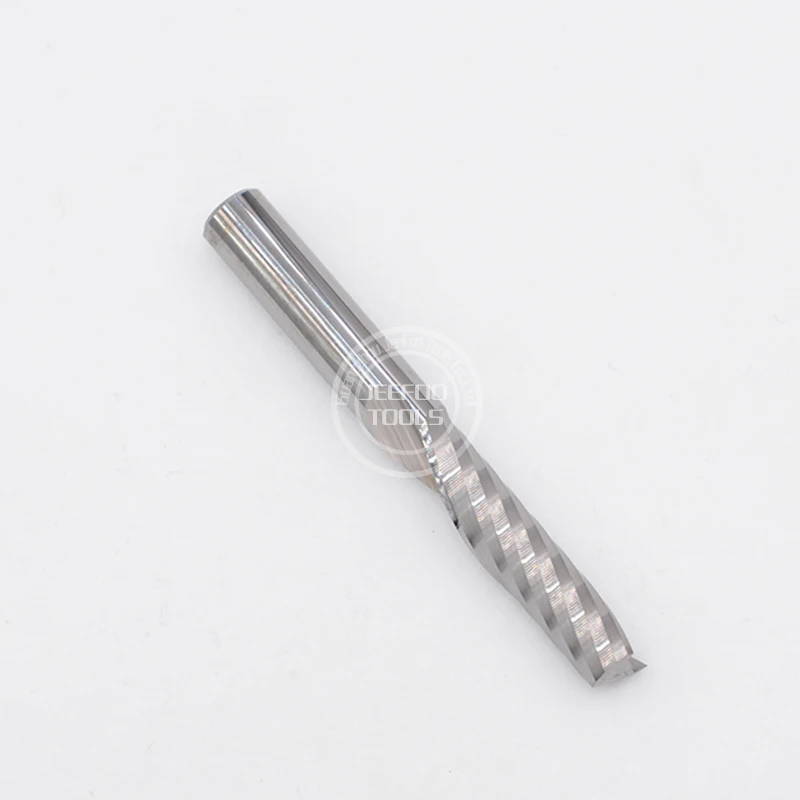 6*25 AAA Series CNC Bits Single Flute Spiral Router Carbide End Mill Cutter Tools