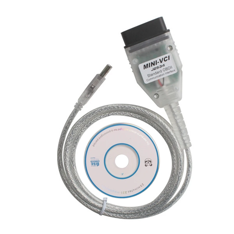 Newest MINI VCI V2.0.4 Real Firmware Upgraded V14.20.019 For Toyota TIS Techstream j2534 K-Line CAN-BUS FT232RL