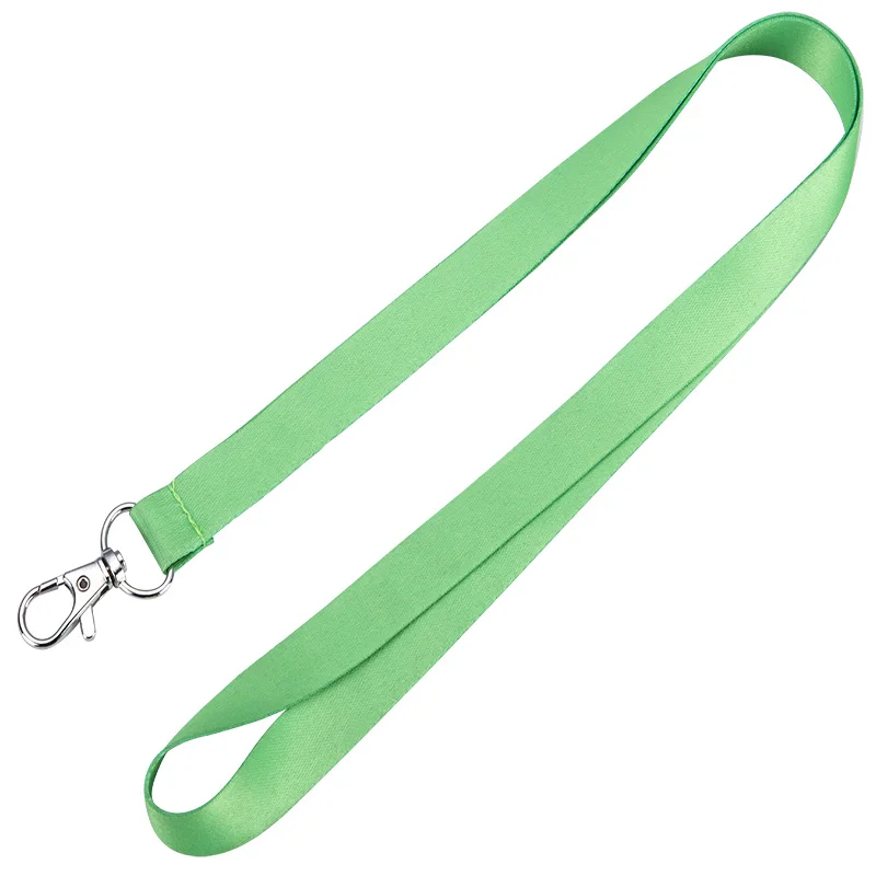 Discount 1pcs Plain Neck Lanyard Strap with One Metal Clip Customized Accepted