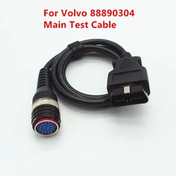 Cabo Diagnóstico Principal OBD2 para Volvo, Teste de interface 88890304, Cabo OBDII Vocom