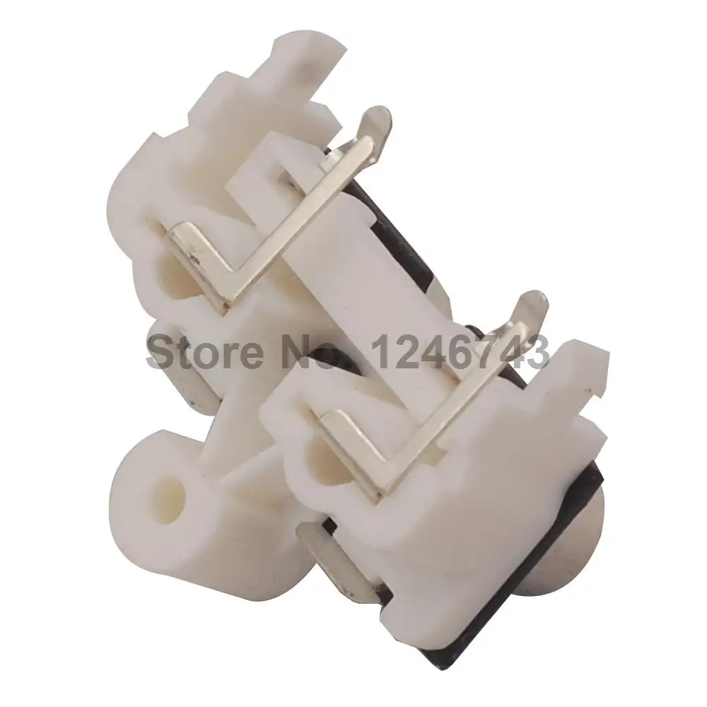 10PCS RCA Seat AV Socket Lotus Socket Audio Signal Input Socket Two-hole Dual-channel Copper Core Lotus Socket