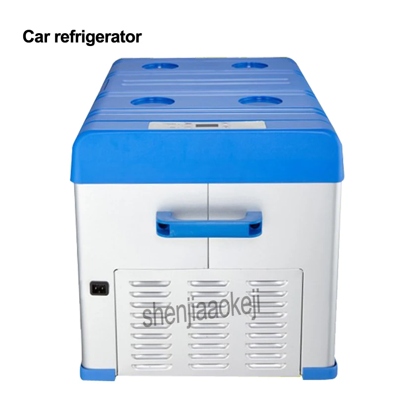 Refrigerador portátil de 50l para coche/hogar, minicongelador, compresor de nevera, caja de refrigeración de profundidad, cámara de hielo de jeringa, 45w