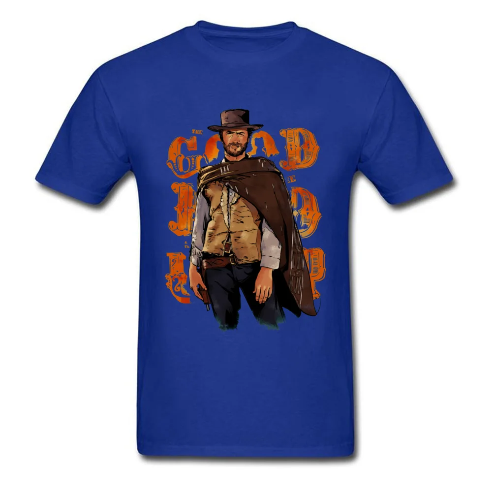 Male Tshirt Clint Eastwood Good Bad Ugly T Shirt Short Sleeve Men T-shirt Hiphop Kpop Cotton Crewneck Plus Size Vintage T Shirts